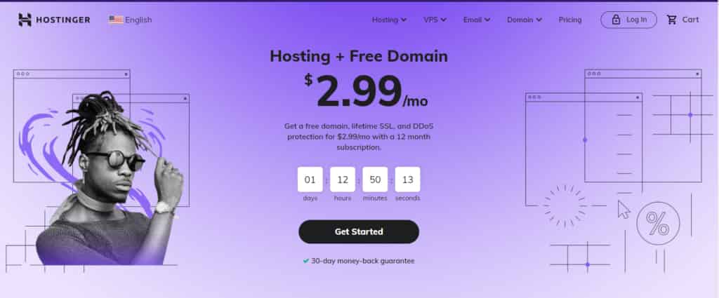 Hostinger Best Affordable Shared web Hosting site