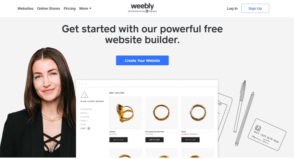 Weebly - Free Domain with Weebly Branding