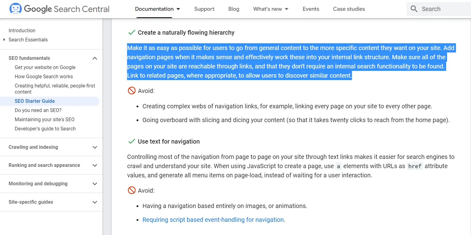 Internal lining is very important for SEO and user experience 